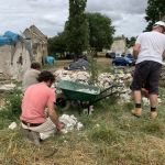 Tri du gypse pour le four